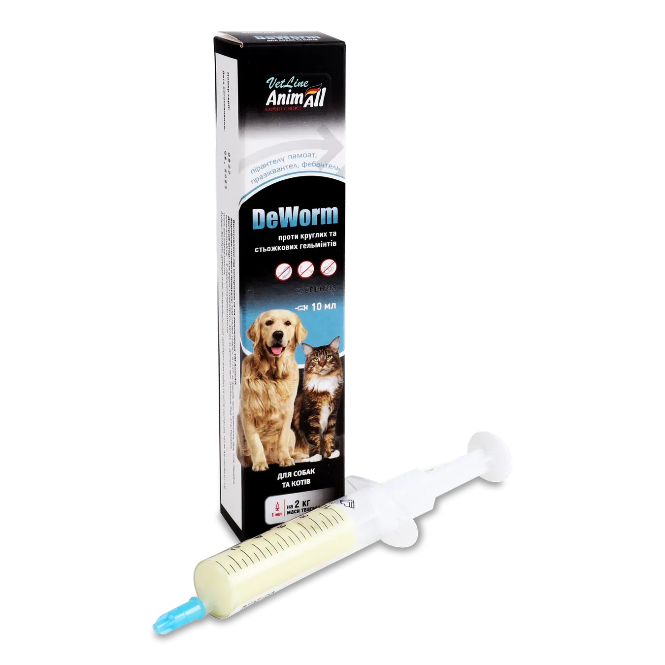 Суспензія для собак та котів AnimАll VetL проти гельмінтів - Фото 1