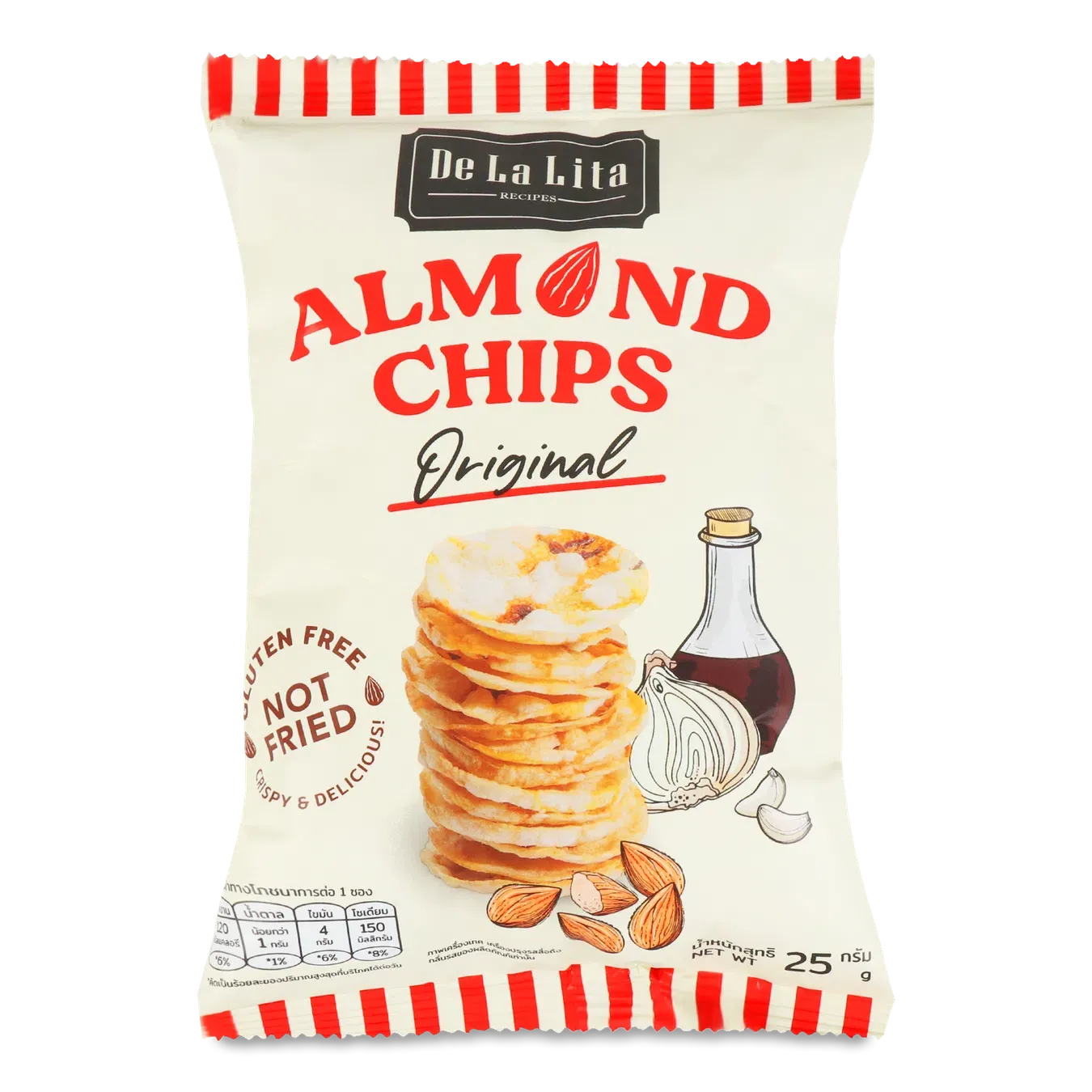 Чипси De La Lita мигдалеві - Фото 1