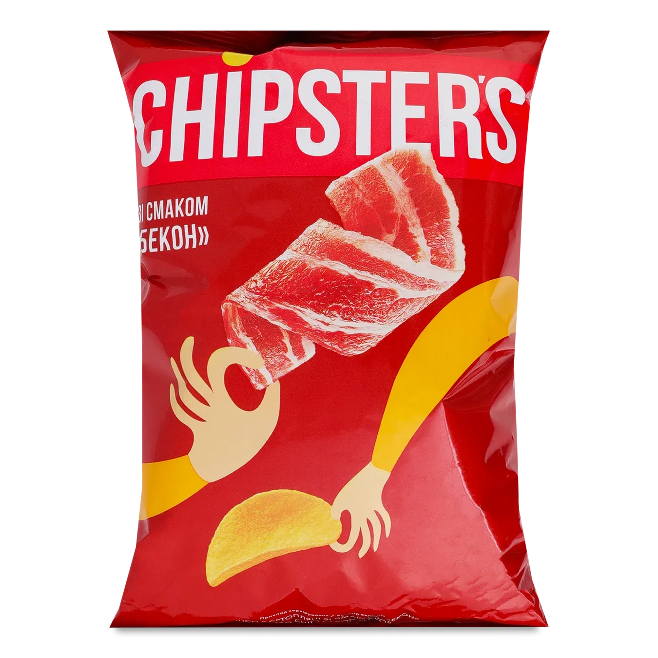 Чипси Chipster's картопляні зі смаком бекону - Фото 1