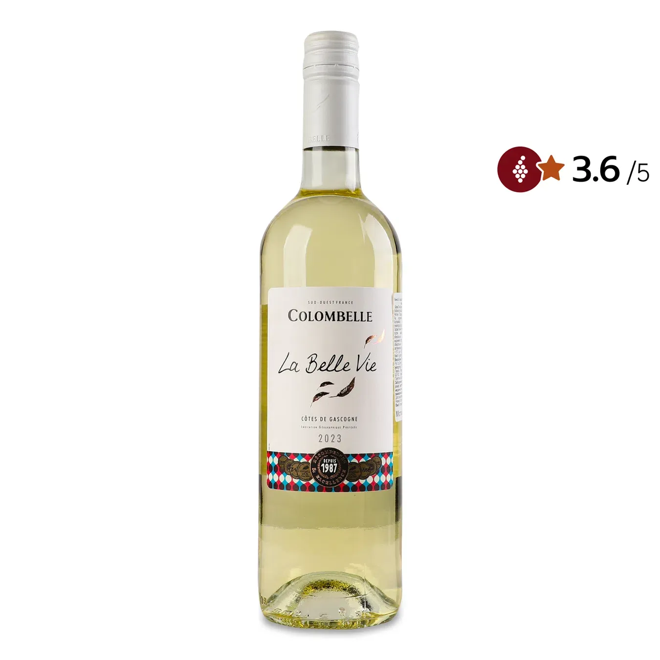 Вино Colombelle La belle vie Blanc - Фото 1