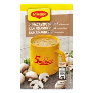 Суп швидкого пригодування Maggi із шампіньйонів з грінками - Фото 1