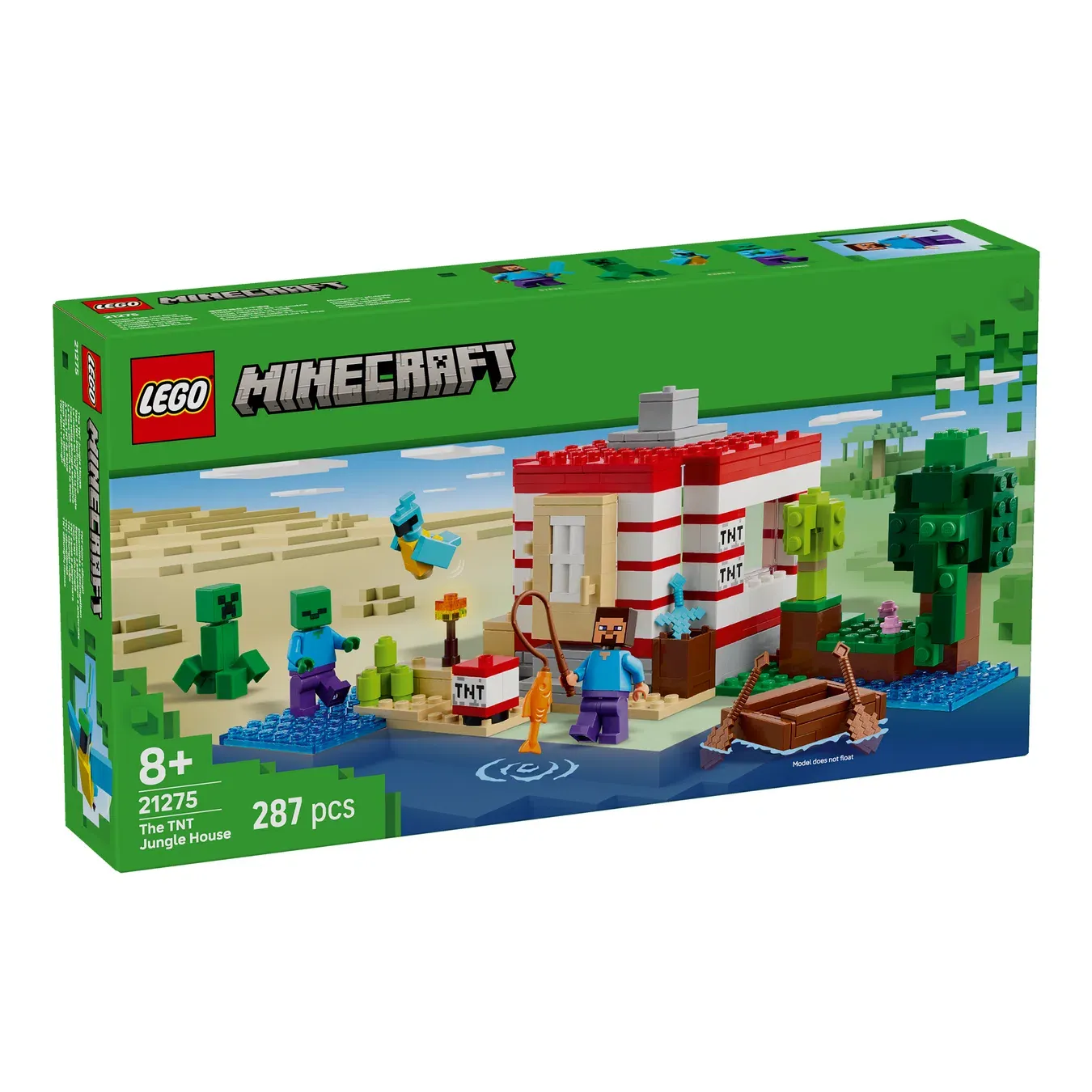 Конструктор Lego Minecraft Будинок з вибухівки в джунглях 21275 - Фото 3