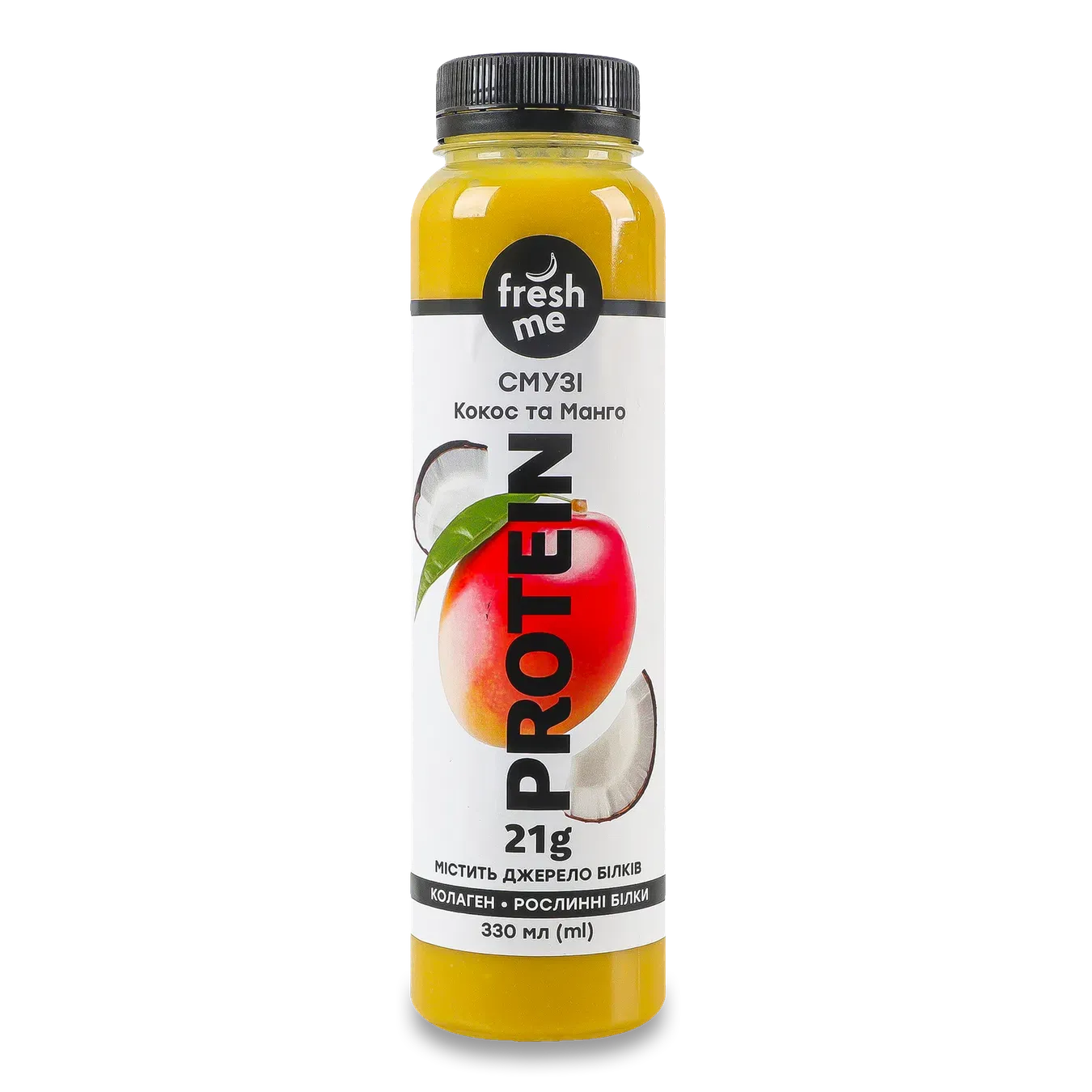 Напій кокосовий Fresh me Protein Смузі Кокос манго - Фото 1