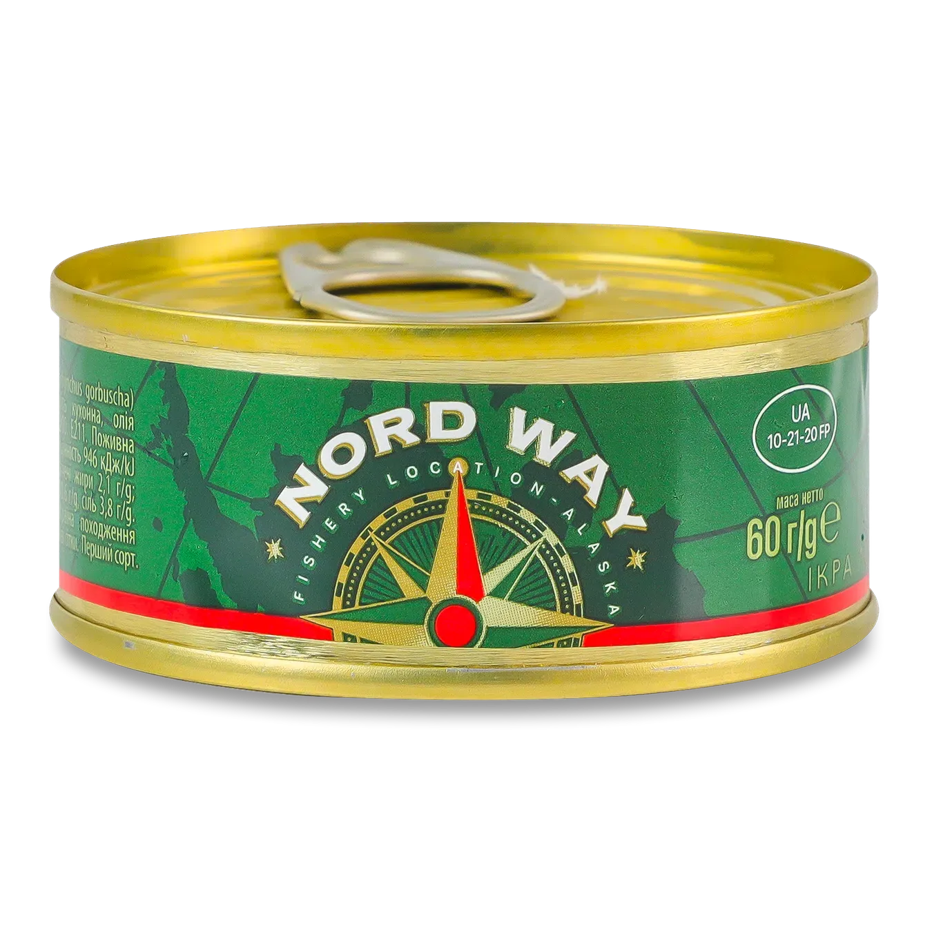 Ікра лососева Nord Way зерниста з/б - Фото 1