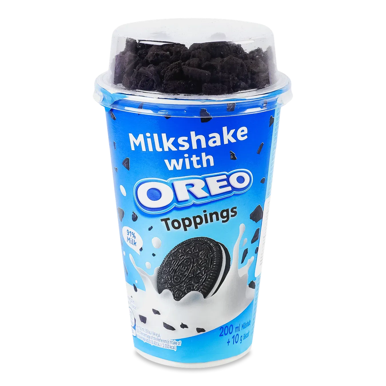 Коктейль молочний Oreo Шейк з топінгом 2,7% - Фото 1