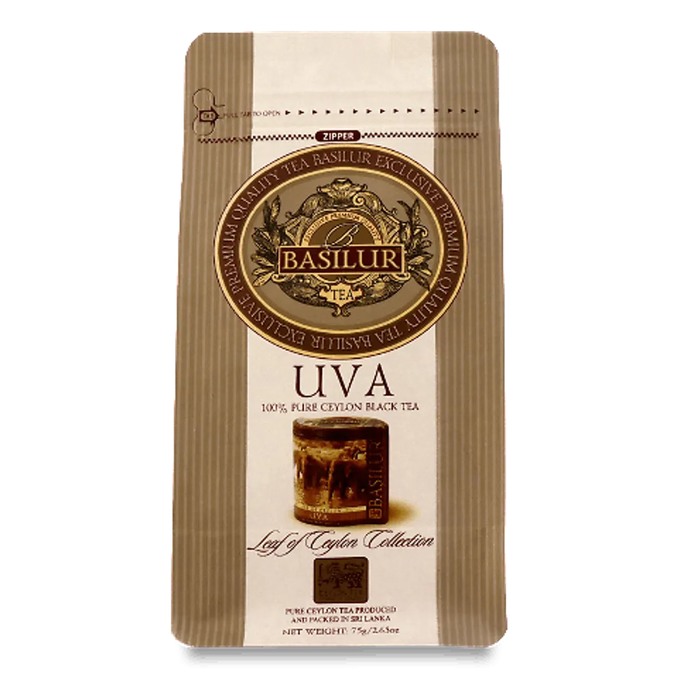 Чай чорний Basilur Uva zipper pouch - Фото 1