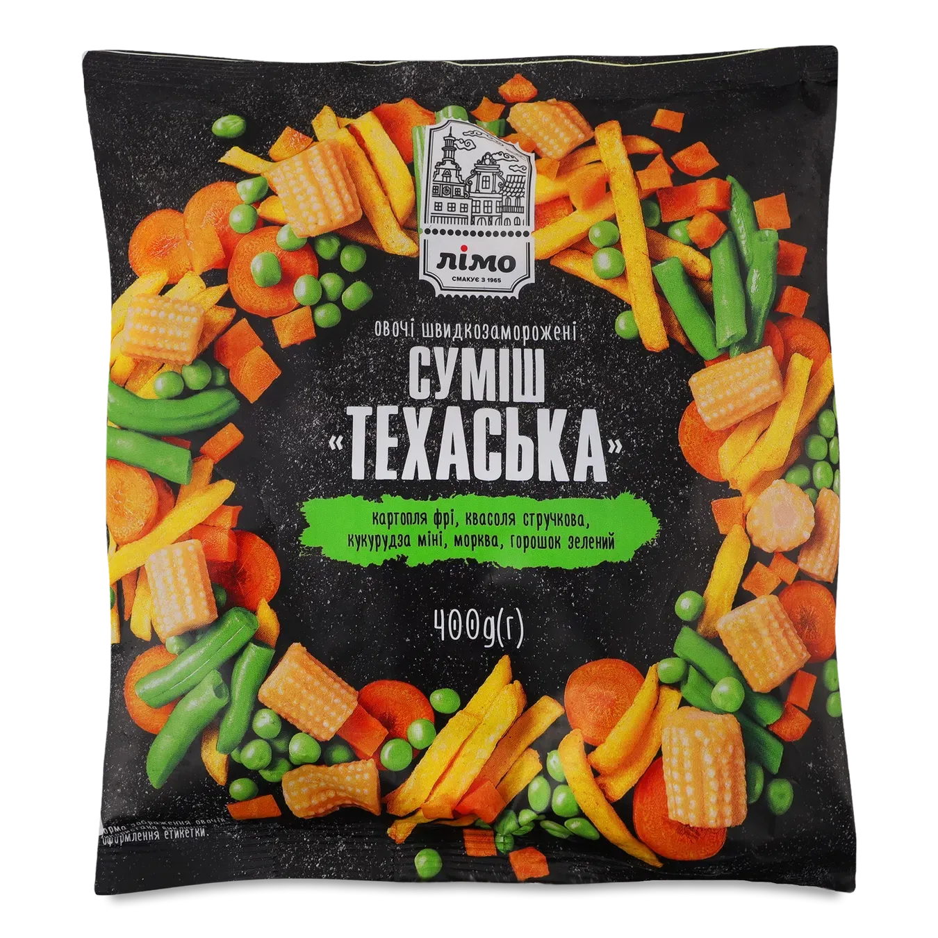 Суміш овочева Лімо Техаська швидкозаморожена - Фото 1