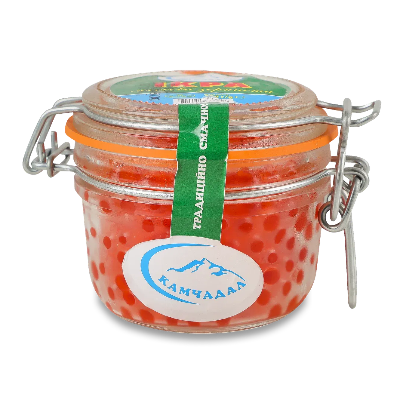 Ікра лососева Камчадал зерниста 1с с/б - Фото 1