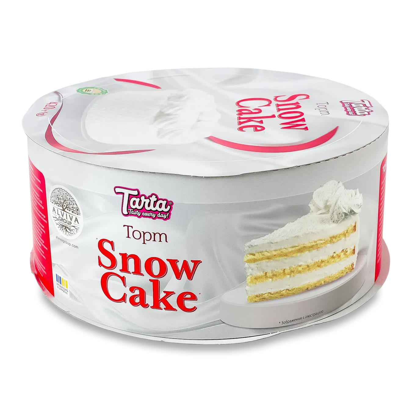 Торт Tarta Snow Cake бісквітний - Фото 1