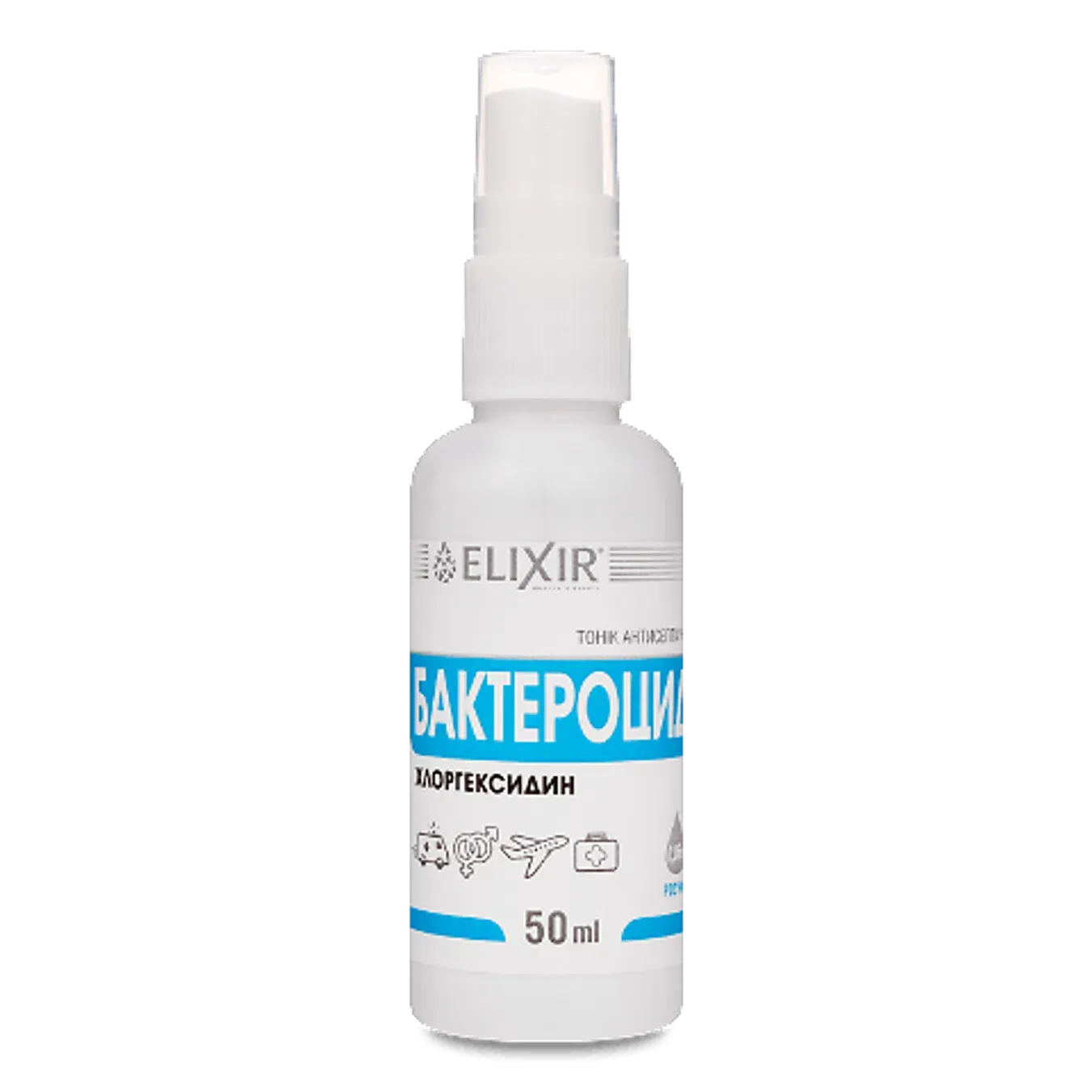 Тонік Elixir бактероцид Хлоргекседин антисептичн - Фото 1