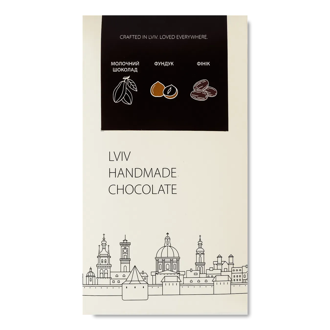 Шоколад мол Lviv handmade chocolate з горіх начинк - Фото 1