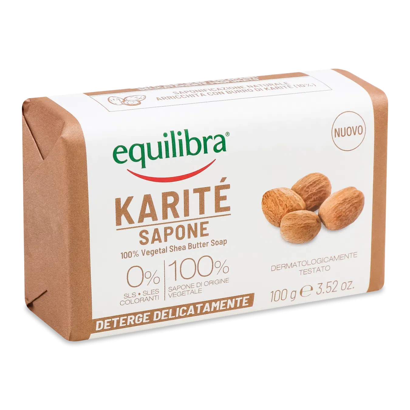 Мило Equilibra з маслом ши - Фото 1