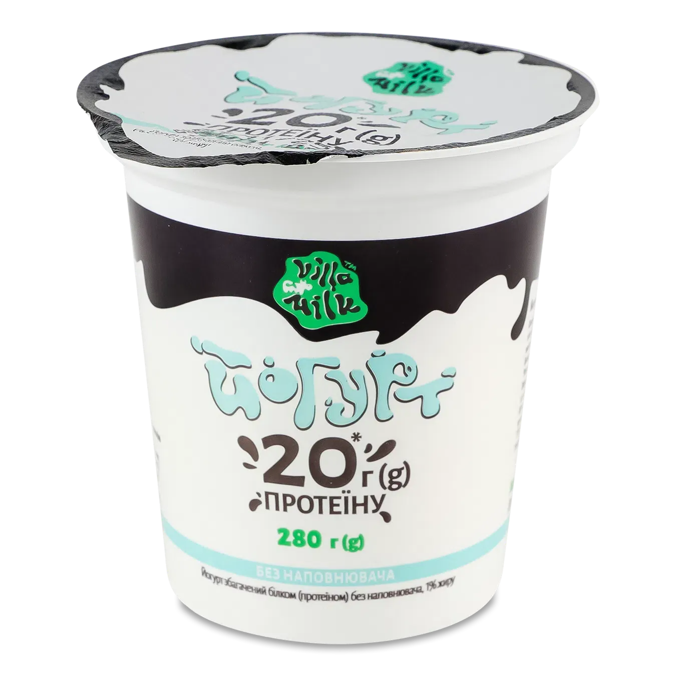 Йогурт ЛТ Villa Milk збагачений білками 1% - Фото 1