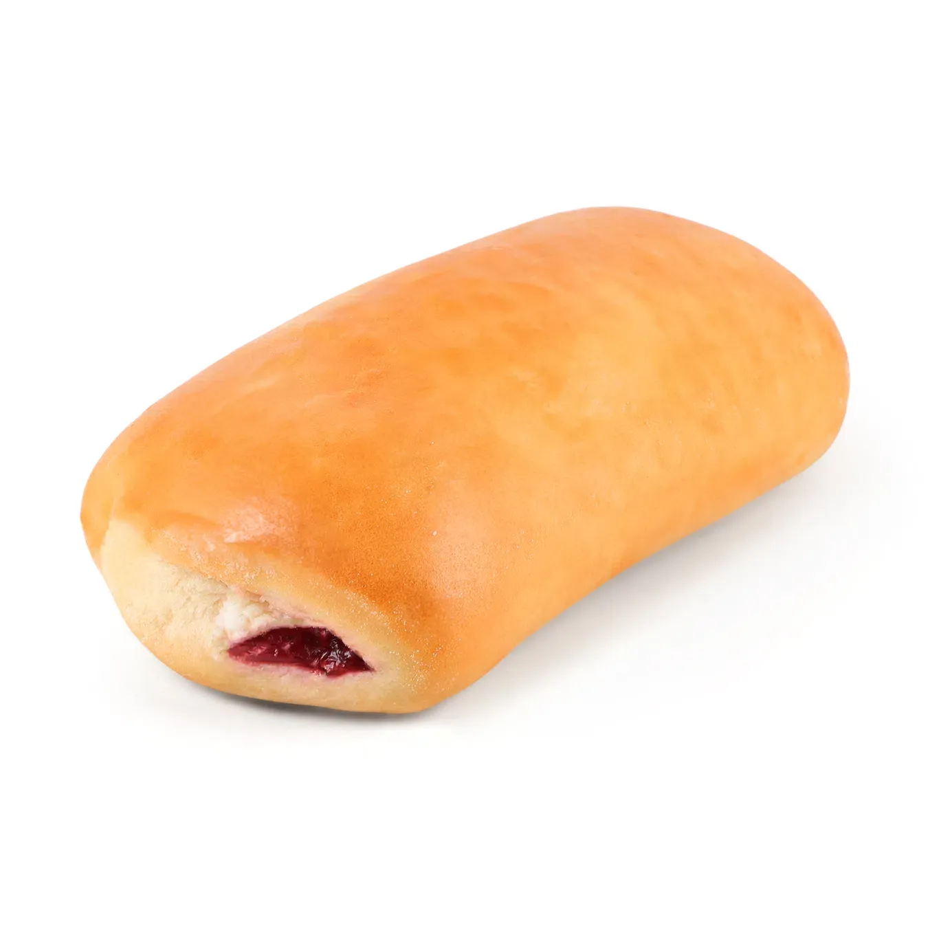 Пиріжок з вишнею та сирковим десертом - Фото 1