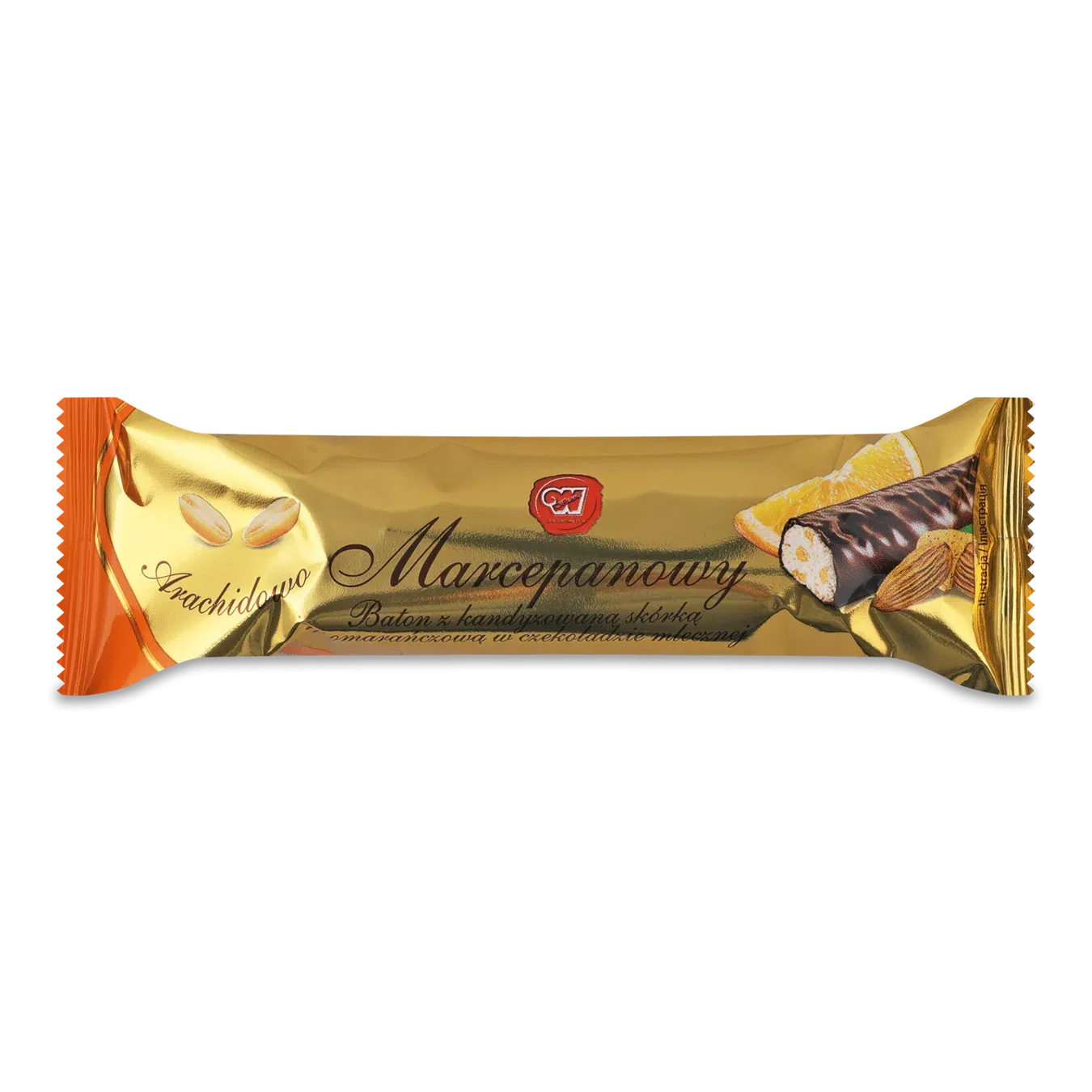 Батончик Wolnosc арах-марц з апел цукат в шоколаді - Фото 1