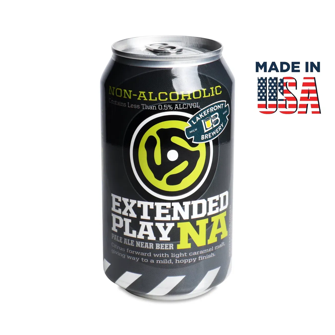 Пиво Lakefront Extended Play NA світле безалкогольне з/б - Фото 1