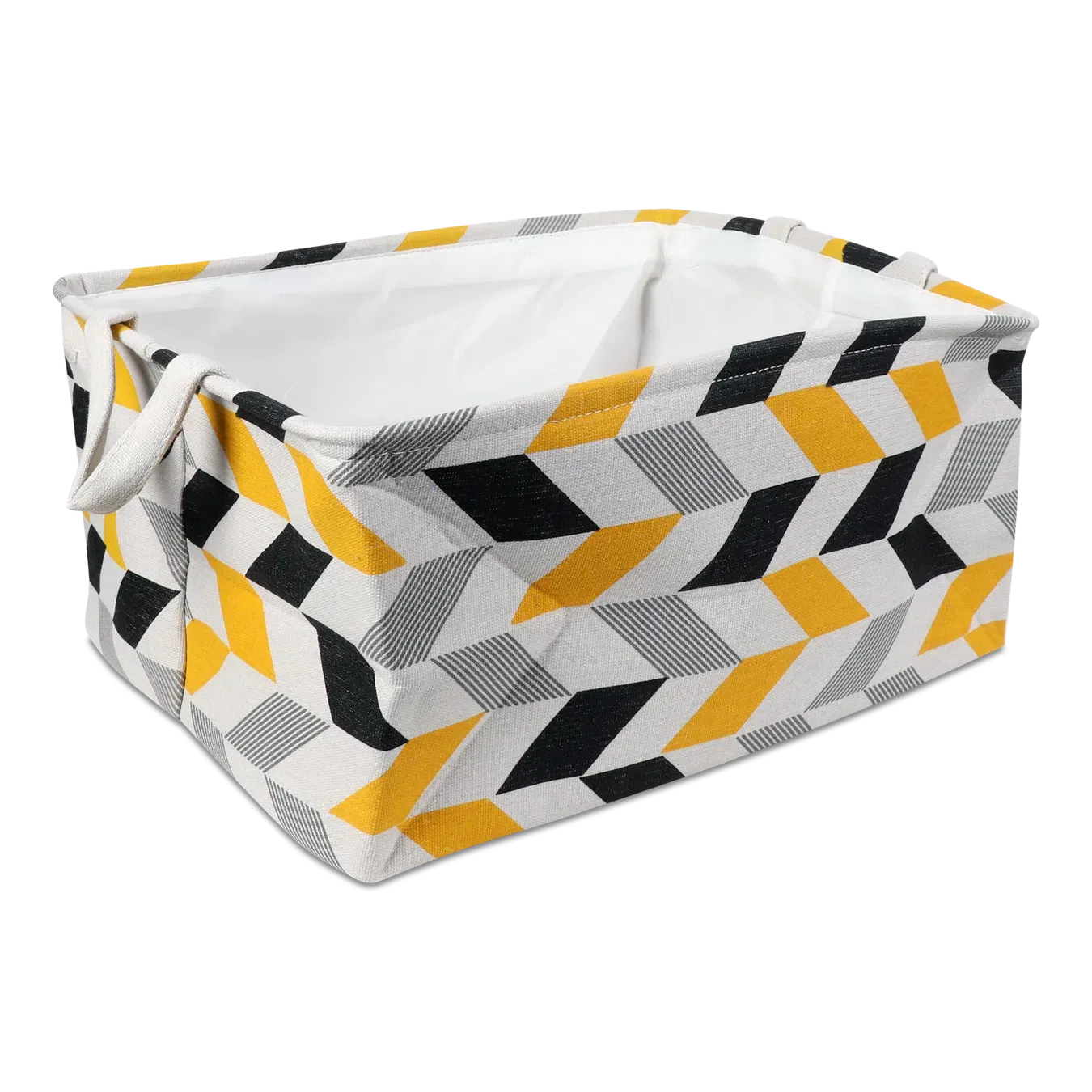 Ящик для зберігання Home&Care жовто-сірий 40х31х20 см - Фото 1