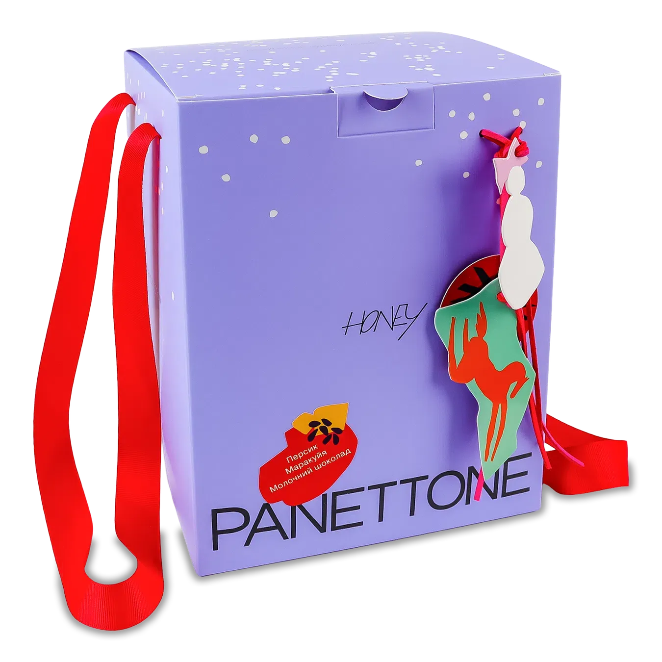 Кекс ЛТ Honey Панеттоне персик-маракуйя-мол шокол - Фото 1