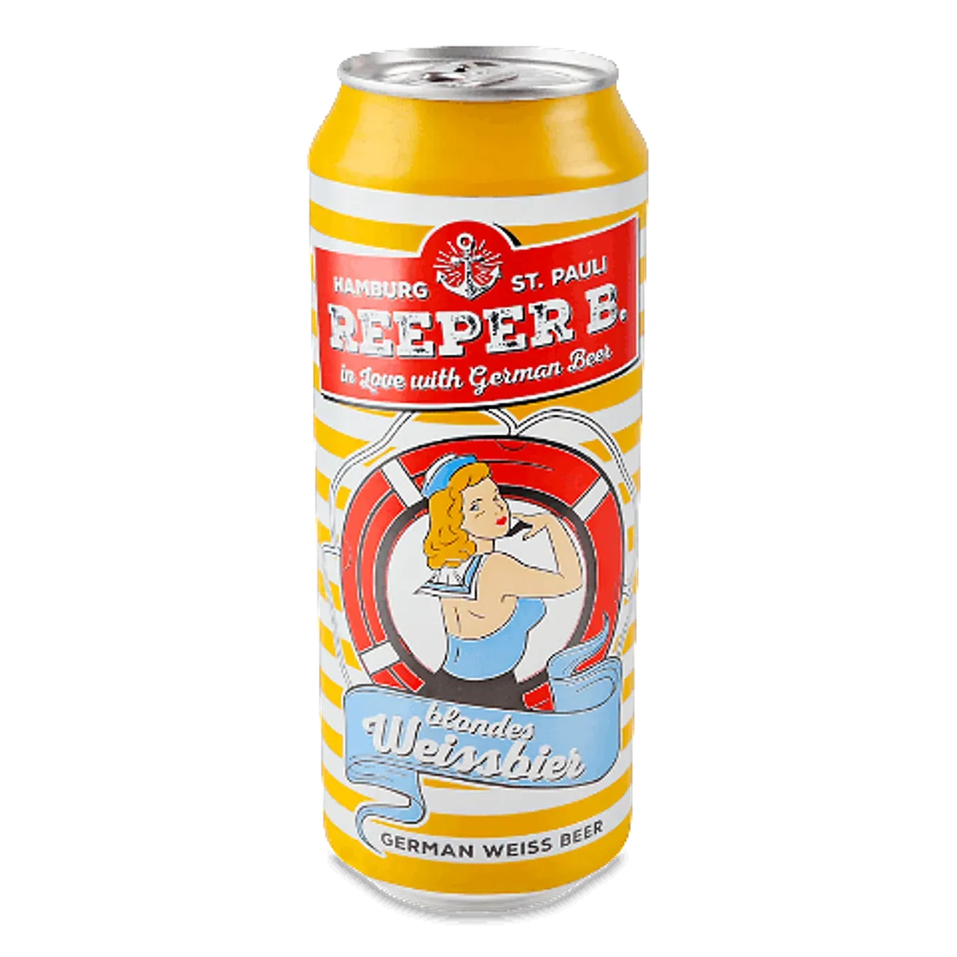Пиво Reeper B Weissbier світле нефільтрованне з/б - Фото 1