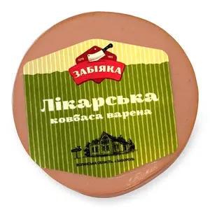 Ковбаса «Забіяка» «Лікарська» н/о в/ґ в/у - Фото 1