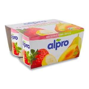 Продукт соєвий Alpro Полуниця-банан, персик-груша - Photo 1