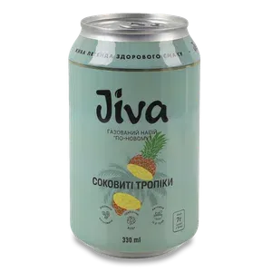 Напій соковий ЛТ Jiva Соковиті тропіки сил/газ з/б - Photo 1