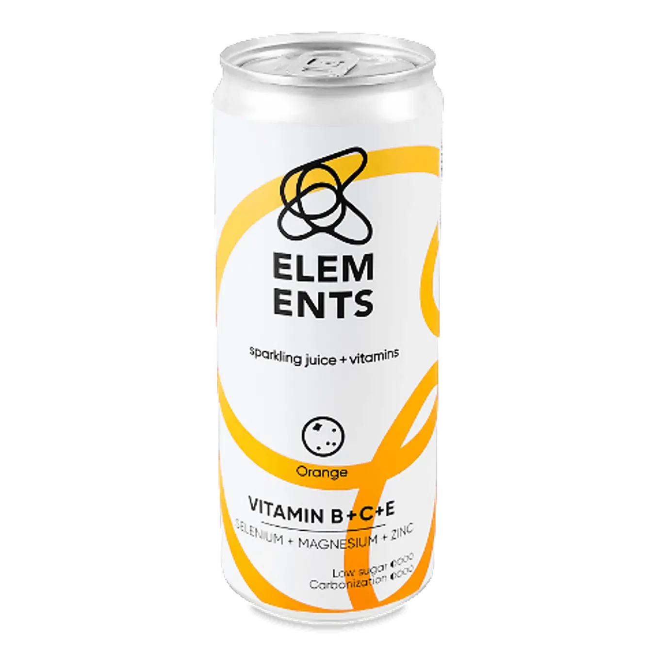 Напій соковий Elements зі смаком апельсина з/б - Фото 1