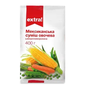 Суміш овочева Extra! Мексиканська швидкозаморожена - Photo 1