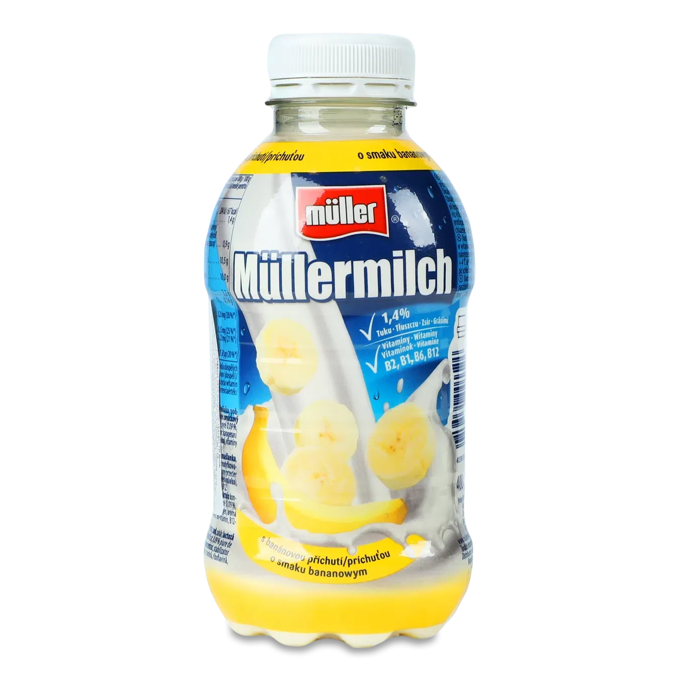 Напій молочний Mullermilch банан 1,4% - Фото 1