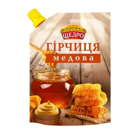 Гірчиця 120 г Щедро Медова д/пак - Photo 1