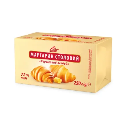 Маргарин 250 г Розумний вибір Вершковий особий 72% фольга - Photo 1