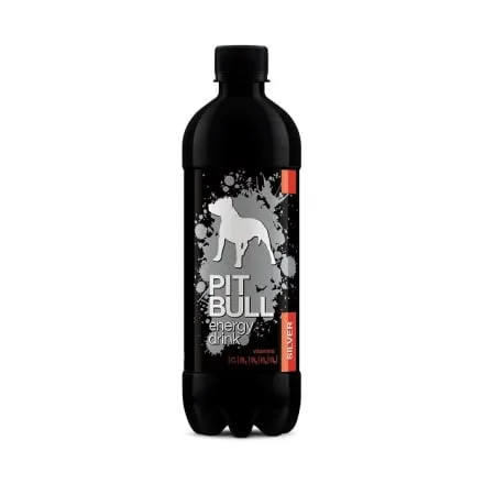 Нaпій 0,5 л Pit Bull Silver eнepгeтичний ПЕТ - Photo 1