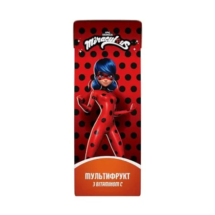 Нектар 200 мл Miraculous Мультифрукт тетра-пак - Photo 1