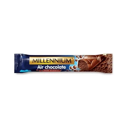 Шоколад 32г Millenmium пористий молочний - Photo 1