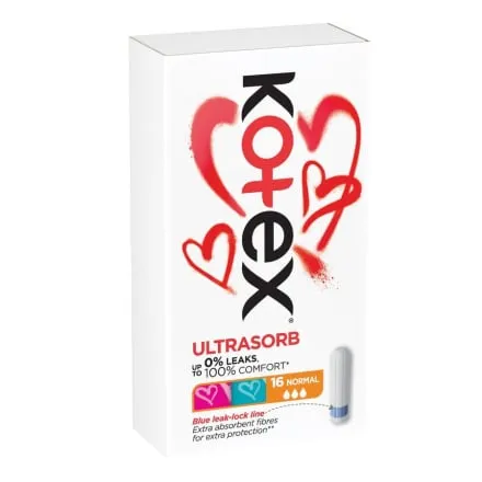 Тампони 16 шт Kotex Normal Ultra Sorb - Photo 1