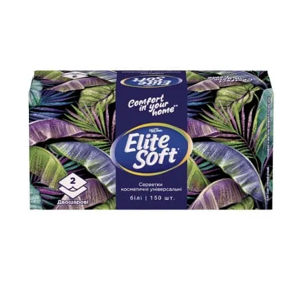 Серветки косметичні 150 шт Своя лінія двошарові універсальні, к/уп - Фото 1