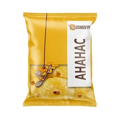 Ананас 70 г Domovyk кільце натуральне м/уп - Фото 1