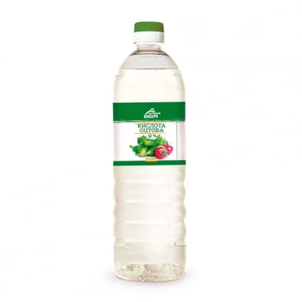 Кислота оцтова 9% Розумний вибір 0,9л - Photo 1