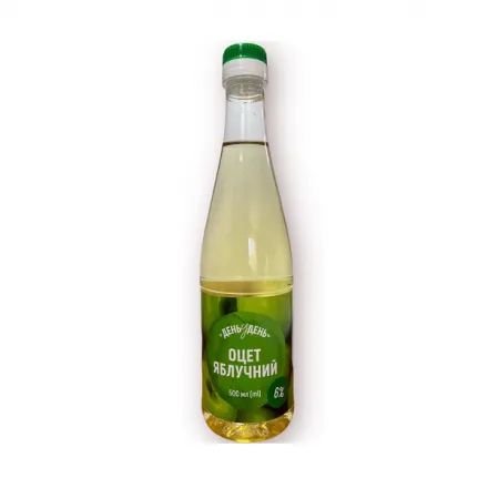 Оцет 0,5 л День у День Яблучний 6% ПЕТ - Photo 1