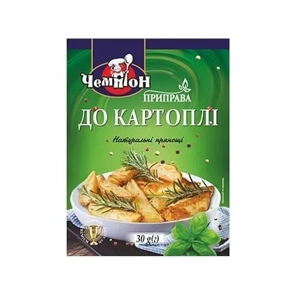 Приправа 30 г Чемпіон До картоплі м/уп - Photo 1