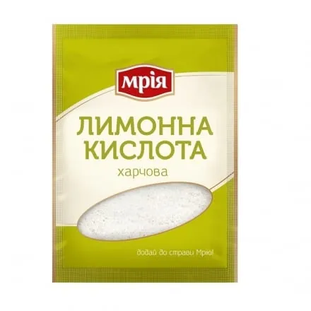 Лимонна кислота 25 г Мрія - Фото 1