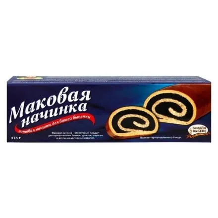 Макова начинка 275г Santa Vita полуфабрикат пастеризована - Фото 1