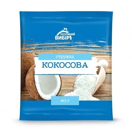 Кокосова стружка 40г Розумний Вибір - Photo 1