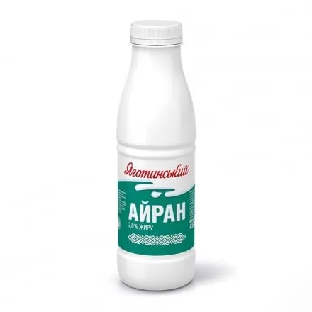 Напій кисломолочний 450г Яготинський Айран 2% - Photo 1