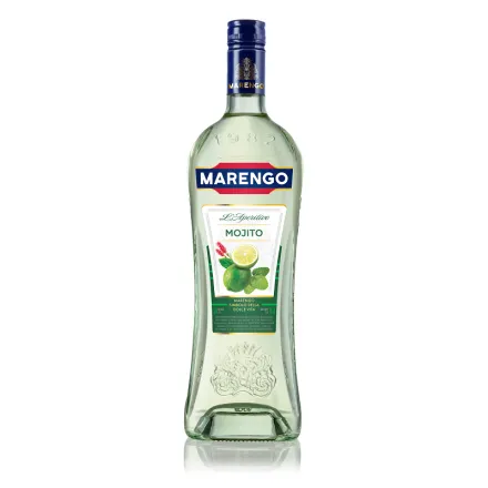 Вермут 1л Маренго Bianco MOJITO білий 15% - Photo 1