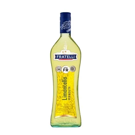 Вермут 1л FRATELLI Limoncello лікерний білий 12,5% - Photo 1