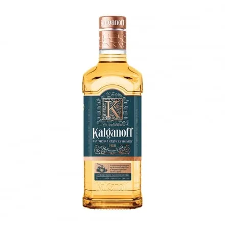 Настоянка 0,5 л KALGANOFF З МЕДОМ НА КОНЬЯКУ 40% об скл/пл - Photo 1