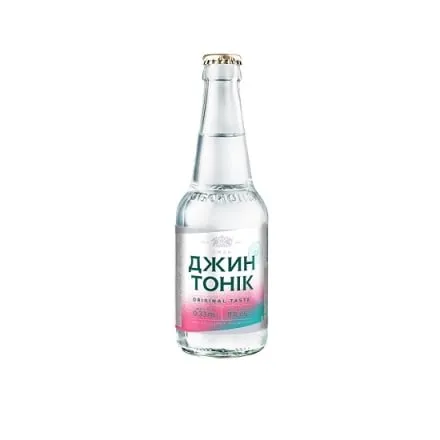 Напій 330 мл Оболонь Джин-Тонік слабоалкогольний сильногазований - Photo 1