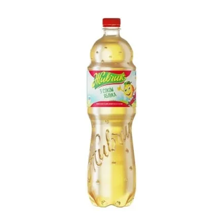 Нaпій 1,15 л Живчик з соком яблука гaзoвaний ПЕТ - Photo 1