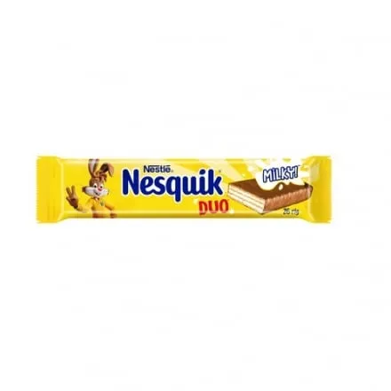 Вафля 26 г Nestle Nesquik DUO в молочному шоколаді - Photo 1